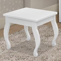 Banqueta Mila Branco - Luapa