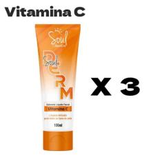 Sabonete Liquido Facial Derm Soul, Rosa Mosqueta, Vitamina C e Pré-Pós