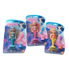 Boneca Mini Sereia Pocket Brinquedo Infantil Sortida- 4 un