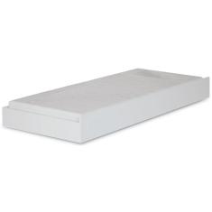 Cama Auxiliar Solteiro Cama Auxiliar Solteiro Branco MDP MDF Branco Santos Andirá