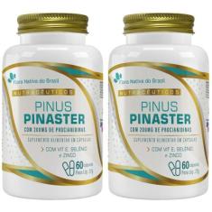 KIT 2X Pinus Pinaster + Vitamina E, Selênio e Zinco 60 cápsulas - Flor
