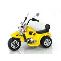 Mini Moto Elétrica 6v Infantil Amarela c/ Farol - Zippy Toys