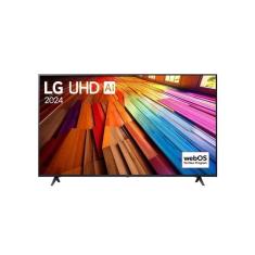 Smart TV LG 75" 4K UHD 75UT8000 Processador A5 Ger7 AI Alexa/Chromecast Integrado WebOS 24 HDMI 2.0 USB Wi Fi Bluetooth com Controle Remoto Padrã