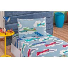 Jogo De Lençol 3 Peças Infantil Menino Menina Decora Quarto - João Enx