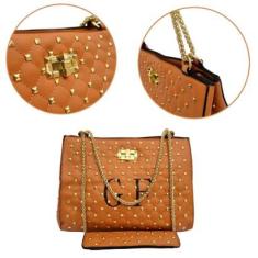 BOLSA FEMININA OMBRO E TRANSVERSAL - GOLDEN FENIX-Feminino