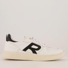 Tênis Reserva Type R Branco e Preto-Masculino