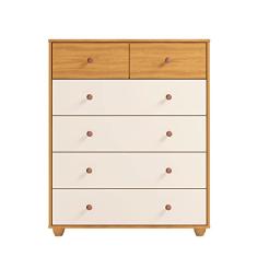 Cômoda 6 gavetas Vittoria carvalho grife/off white Móveis Albatroz
