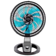Ventilador de Mesa e Parede 40cm Britânia Super Ventus 10 Turbo BVT495PA 10 Pás 3 Velocidades Preto