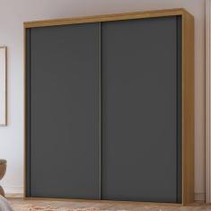 Guarda-roupa 2 Portas Inovatto Freijó/Titânio