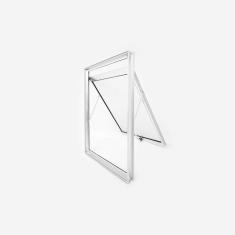 Janela Alumínio Maxim Ar 80x60cm Natural Brilhante Lux Esquadrias Natural