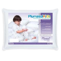 Travesseiro Fibra Siliconizada Plumasul 1223 30x40cm Branco