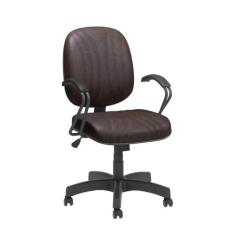 Cadeira Giratória De Escritório Diretor Shenzhen Preta - CASA H