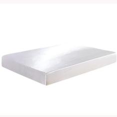 Lençol Avulso Com Elástico Casal King Cetim Seda Branco