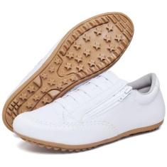 Tenis Feminino Calce Facil Mocatenis Confortavel 2060 - Schenker, Bran