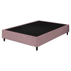 Base Box Queen Reforçada Itália 37x158x198cm Arte Cúbica Rose