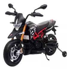 Mini Moto Elétrica Infantil Aprilia Dosoduro 900 12V Até 25 Kg Com Luz E Som