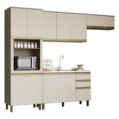 Cozinha Completa 4 Peças Connect com Torre Quente 1 Forno - Móveis Henn 