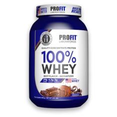 100% Whey Concentrate - 900g Chocolate - Profit