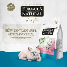 Ração Fn Life Gatos Filhotes Sabor Frango E Salmão 7kg - Fórmula Natur