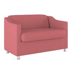 Namoradeira Sala de Estar Tecido Suede  Balaqui Decor - B BALAQUI DECO