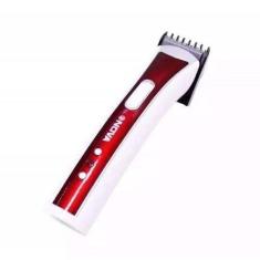 Maquina Corta Cabelo Barba NOUA Vermelha