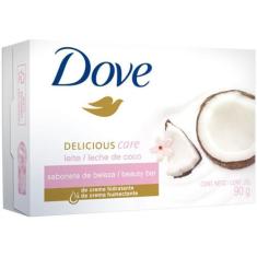 Sabonete Dove Delicious Care Leite de Coco - 90g, 1, 90 gramas