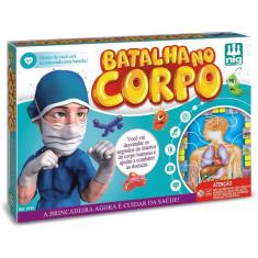 Jogo De Tabuleiro Divertido Batalha No Corpo Brinquedo 165 - Nig