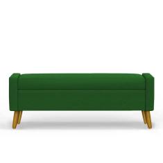 Recamier Bau Londres 1,20m Suede Verde - Clique Decor