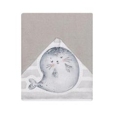 Toalha de Banho Felpuda Papi Amiguinhos Forrada - 90cm x 70cm - 1 Unidade