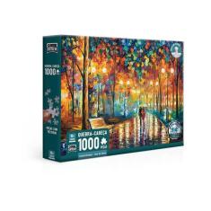 Quebra Cabeça Leonid Afremov Som Da Chuva 1000 Peças Toyster