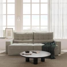 Sofá Retrátil e Reclinável 4 Lugares 270cm Embaúba Extra CabeCasa Made