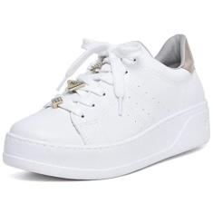 Tênis Feminino Via Marte Sneaker Amarração Branco 35