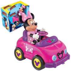 Brinquedo Infantil Disney Mickey Minnie Carrinho Articulado, Minnie