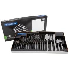 Faqueiro Tramontina Inox 20 Peças - Búzios, Prata, 20