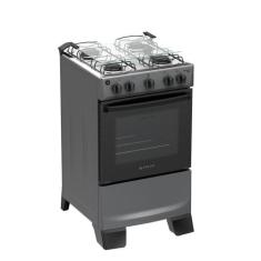 Fogão 4 Bocas Atlas Mônaco Plus, Titanium, Bvolt