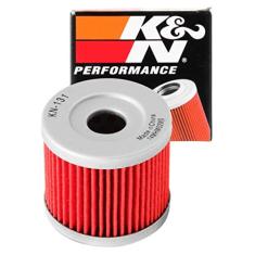 K&N Filtro de óleo de motocicleta: alto desempenho, premium, projetado para ser usado com óleos sintéticos ou convencionais: serve para Select Sizuki, Hyosung Vehicles, KN-131