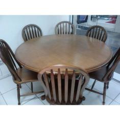 Sala de Jantar 1,20 x 1,20 - ( 04 Cadeiras ) - Móveis de Gramado