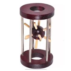 Quebra Cabeça 3D Madeira Educativo Mente Ampulheta