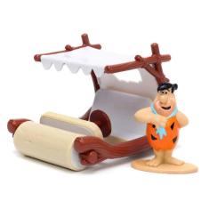 Miniatura Jada The Flintstones Fred Flintstones & Flintmobile 1/32 Die-Cast