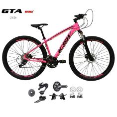 Bicicleta Aro 29 Ksw Xlt Kit 2x9 Gta Sunrun Freio Disco K7 11/36 Pedivela 24/38d Suspensão Trava-Unissex