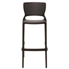 Banqueta Tramontina Bar Marrom Em Polipropileno e Fibra