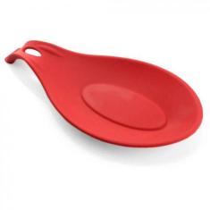 Descanso para Talheres Silicone Utensilio Cozinha Vermelho - Unyhome