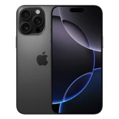 iPhone 16 Pro Max Apple (512GB) Titânio Preto, Tela de 6,9&quot;, 5G e Câmera de 48MP