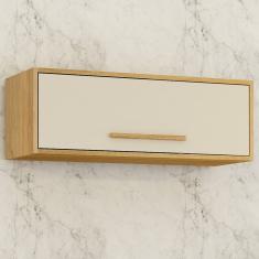 Armário De Cozinha Aéreo Geladeira Salvador Cinamomo-grafite