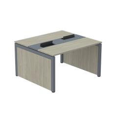 Mesa De Plataforma Dupla Para 2 Pessoas Corporativa 140x140-2p Preto