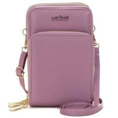 Bolsas Feminina Pequena Transversal Porta Cartão Carteira-Feminino