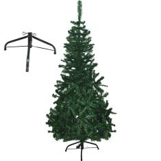 Arvore de Natal 1 metro e 50 cm Pinheiro Natalino 346 Galhos Comemoraçao Festa Decoraçao Fim de Ano