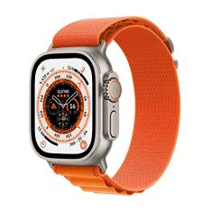 Apple Watch Ultra GPS + Cellular, Smartwatch com caixa de titânio de 49 mm com pulseira Loop Alpina laranja – G