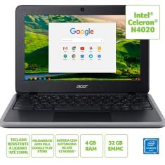 Chromebook Acer 11,6'' C7 C733-C607 Celeron 4Gb Emmc 32Gb Os