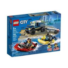 Lego City - Transporte De Barco Da Polícia De Elite